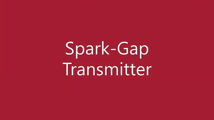Spark Gap Transmitter ⚡ in-Action