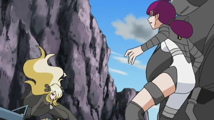 Cynthia And Garchomp save Ash, Dawn, Brock From Te...