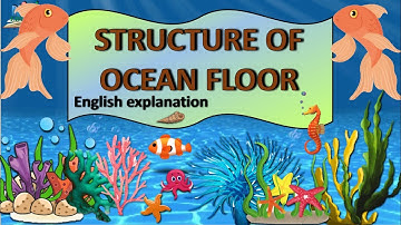 Structure of Ocean floor english explanation with beautiful animation | class8| geography