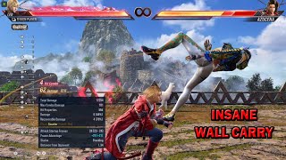 Tekken 8 / 0-8 Level Leo Wall Carry Combo Wall To Wall