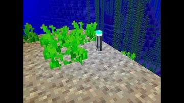 How to make underwater torch in Minecraft ?