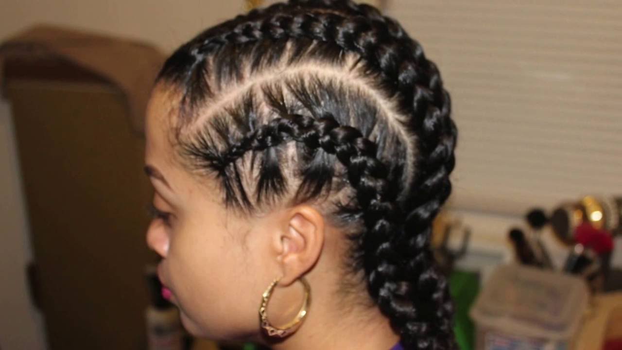 Four Braids Hairstyles for Black Women - wide 6