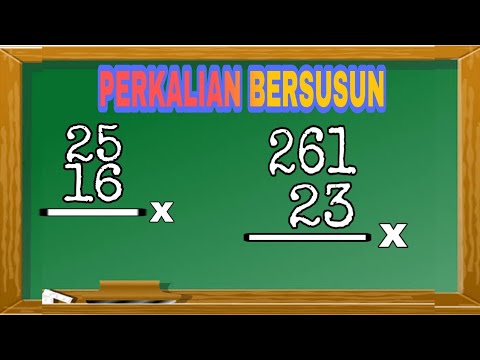 Video: Bagaimana cara mengalikan angka?