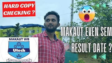 MAKAUT Even semester result date 2023 || #makaut #wbmentor #semesterresult