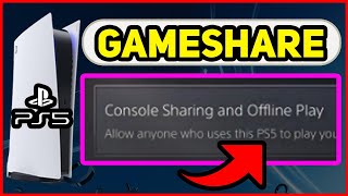 PS5 HOW TO GAMESHARE EASY!