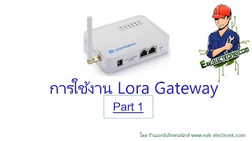 การใช้งาน  lora wan