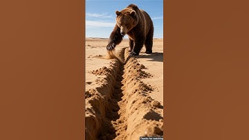 The bear saved the guava plant from drying up by watering it 😭 #ai #tree #save #watering