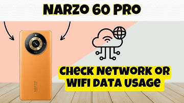 Check Network or Wifi data Usage Narzo 60 Pro || How to check wifi || Network data settings