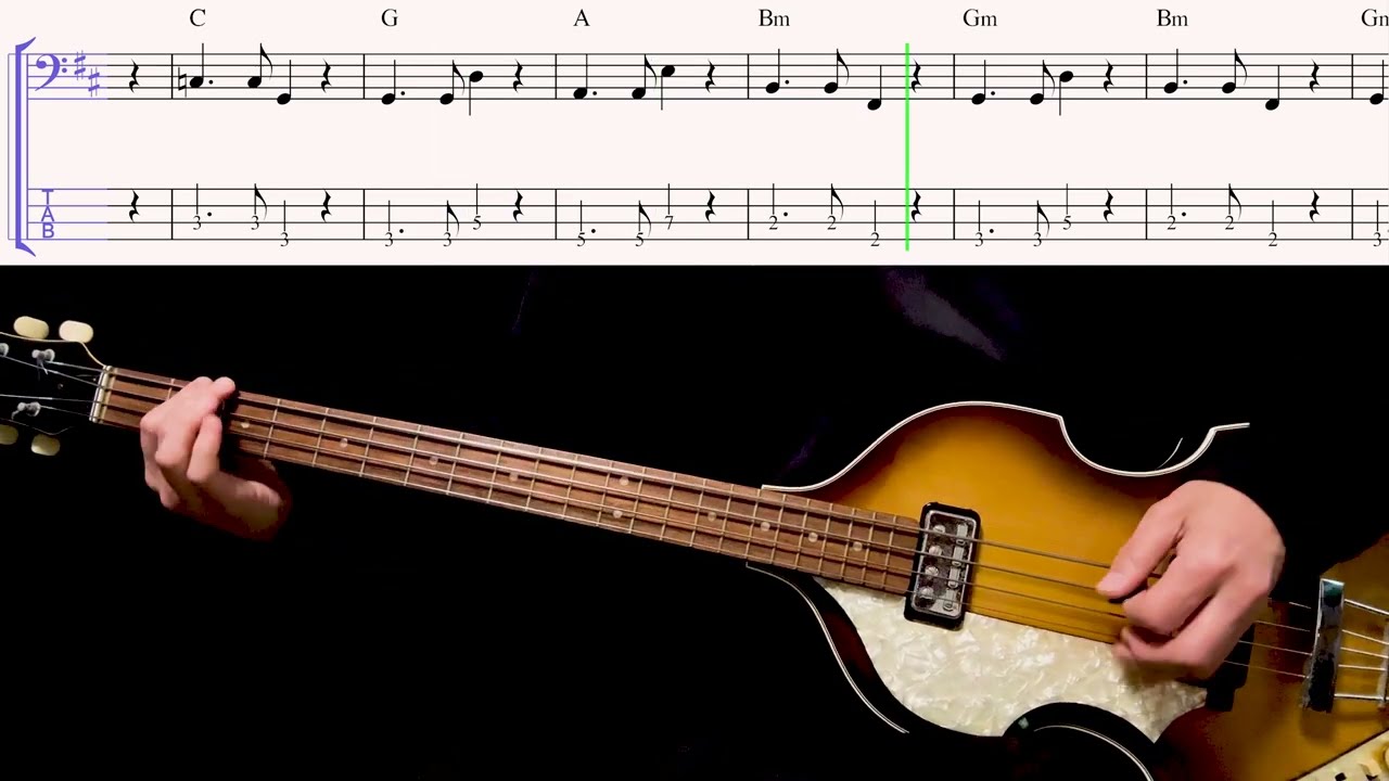 Bass TAB : The Night Before - The Beatles