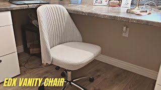 Edx Vanity Chair Review | Home Office Desk Chair with Wheels for Bedroom #shorts
