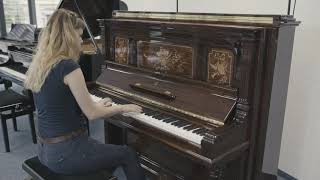 Steinway &amp; Sons Klavier, Modell I 138 cm, Intarsien, Palisander, wunderschön