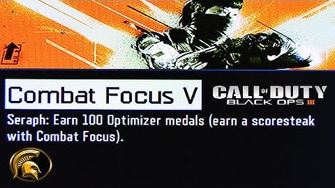 Black Ops 3 - COMBAT FOCUS V (Calling Card) How To Unlock! Easy Combat Focus Kills! Optimizer Medal