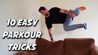 10 Amazing Parkour Tricks That Anyone Can Do At Home! screenshot 4
