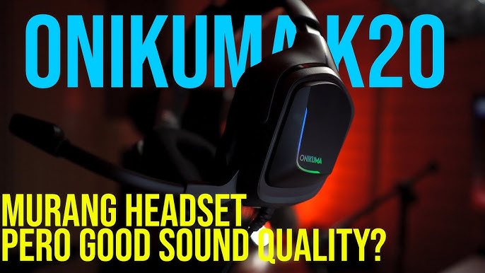 Onikuma K19 Review: A Professional Gaming Headset for under $40 (R449) 