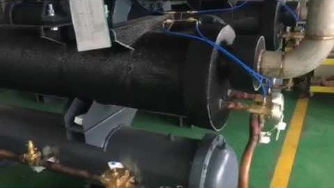 150TON HTS-150W water cooled screw chillers in processing from SHENZHEN HERO-TECH REFRIGERATION