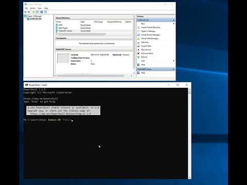 How to remove a VM from Hyper-V with Powershell