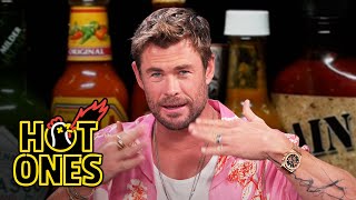 Chris Hemsworth Gets Nervous While Eating Spicy Wings | Hot Ones image