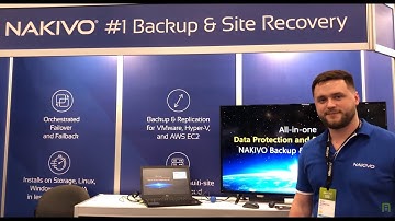 VMworld 2018 US - at NAKIVO, Anton Shelepchuk highlights NAKIVO v8.0 features