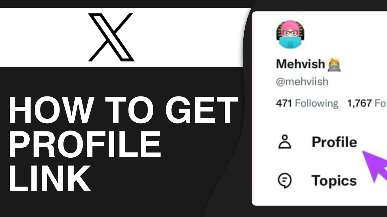 How To Get X Profile Link (Twitter) - Easy Tutorial - YouTube