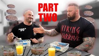 Part 2 - Day of eating! Hafthor Bjornsson + Sebastian Oreb