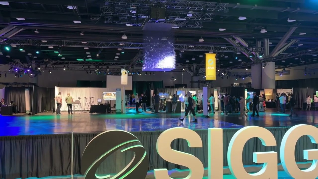 From the SIGGRAPH Immersive Pavilion (Spatial)