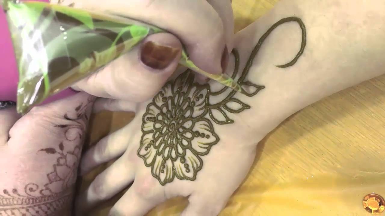 Party Henna Design  - Flowers