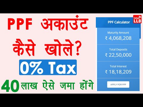 how to open ppf account online 2020 - ppf account benefits | public provident fund scheme in hindi