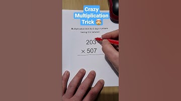 Multiplication Tricks To Make Mathematics Fun and Easy 😉 #math #multiplication #mathtrick