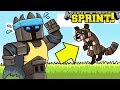 Minecraft: SPRINTING SIMULATOR! (GAIN POWER UPS, MONEY, & PETS!) Modded Mini-Game