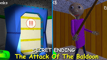 The Attack Of The Baldloon! (SECRET ENDING) - Baldi