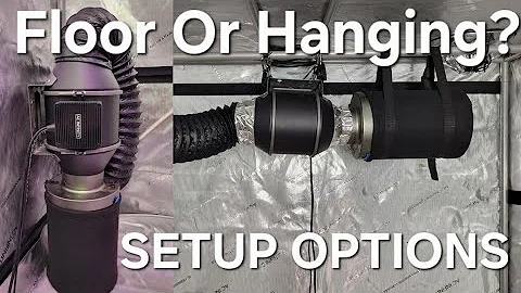 How to Install/Setup Inline Fan Kit - Setup Options - AC Infinity Inline Fan Kit 4x4 Grow Tent
