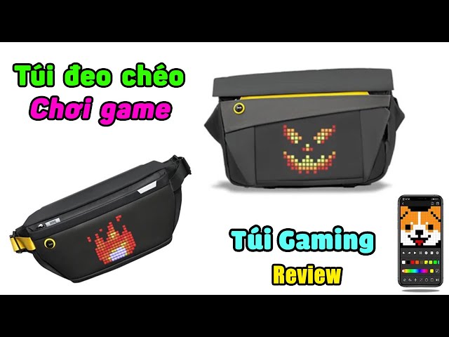 Lần đầu dám mua túi đeo chéo CHƠI GAME hơn 1 TRIỆU | Divoom Pixoo Slingbag