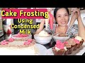Super Stable Cake Frosting Using Condensed Milk | Icing & Frosting What's The Difference?