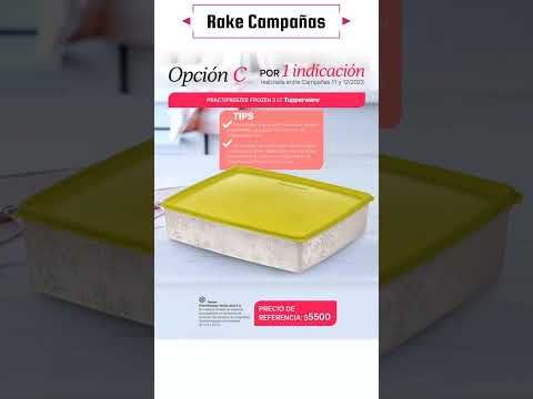 Tupperware Indicaciones Campaña 11 Y 12 2023 