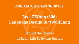 Live CEOing Ep 806: Language Design in the Wolfram Language [Binomial, Freeform, and More]