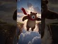 How A Bear Save His and his Family Life 🐻😱🥹👑#cartoon #shorts
