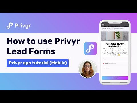 How to Use Privyr Lead Forms | Privyr App Lead Generation Tutorial [Part 1]