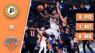 Kobe Brown - 8 Points, 1 Ist, 6 Rebounds Vs Knicks - 2025-26 Regular Season