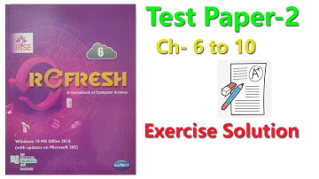 Test Paper-2 l Ch-6 to 10 l Refresh (Rise Series) Navneet l Std-6th