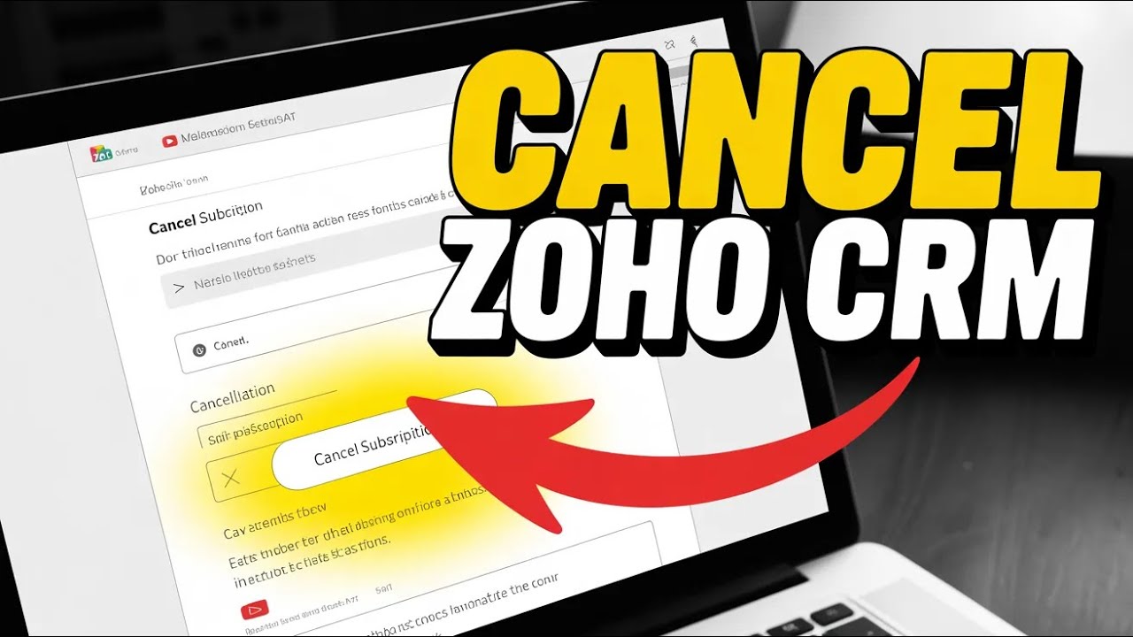 How to Cancel Zoho CRM - Quick Tutorial - YouTube