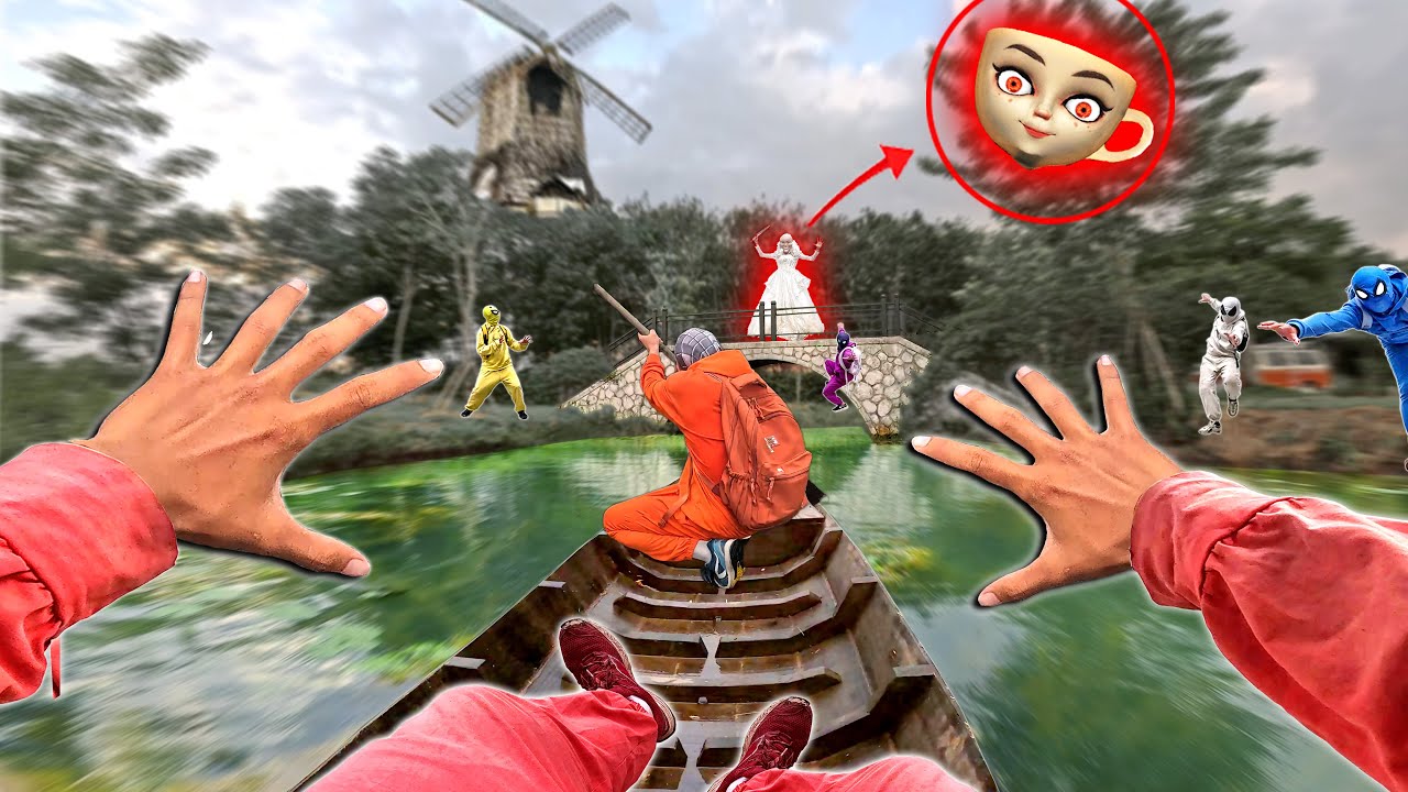 BRIDE Serbian " Ballerina Cappuccina " vs 8 Spider-Man Bros in Abandoned Windmill ( Sad Story POV )