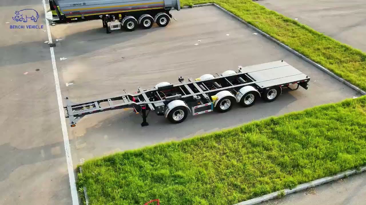 4 Axle Container Skeleton Semi-Trailer