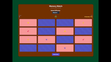 Memory Game Demo