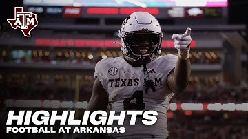 Highlights: A&M 45, Arkansas 42