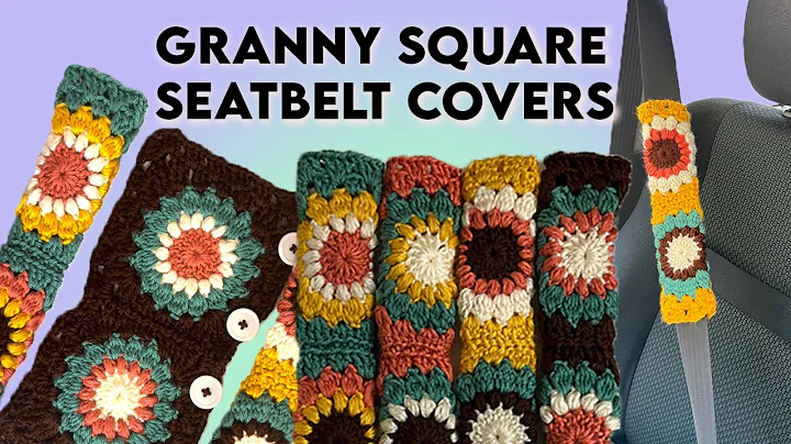 Transform Your Granny Squares into Stylish Seatbelt Covers!