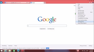 How to set the home page in internet explorer