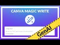 Canva Magic Write Tutorial Quiz