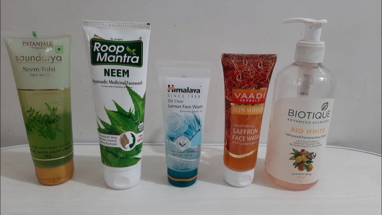 My top 5 affordable face wash in hindi vishakhavyassharma YouTube