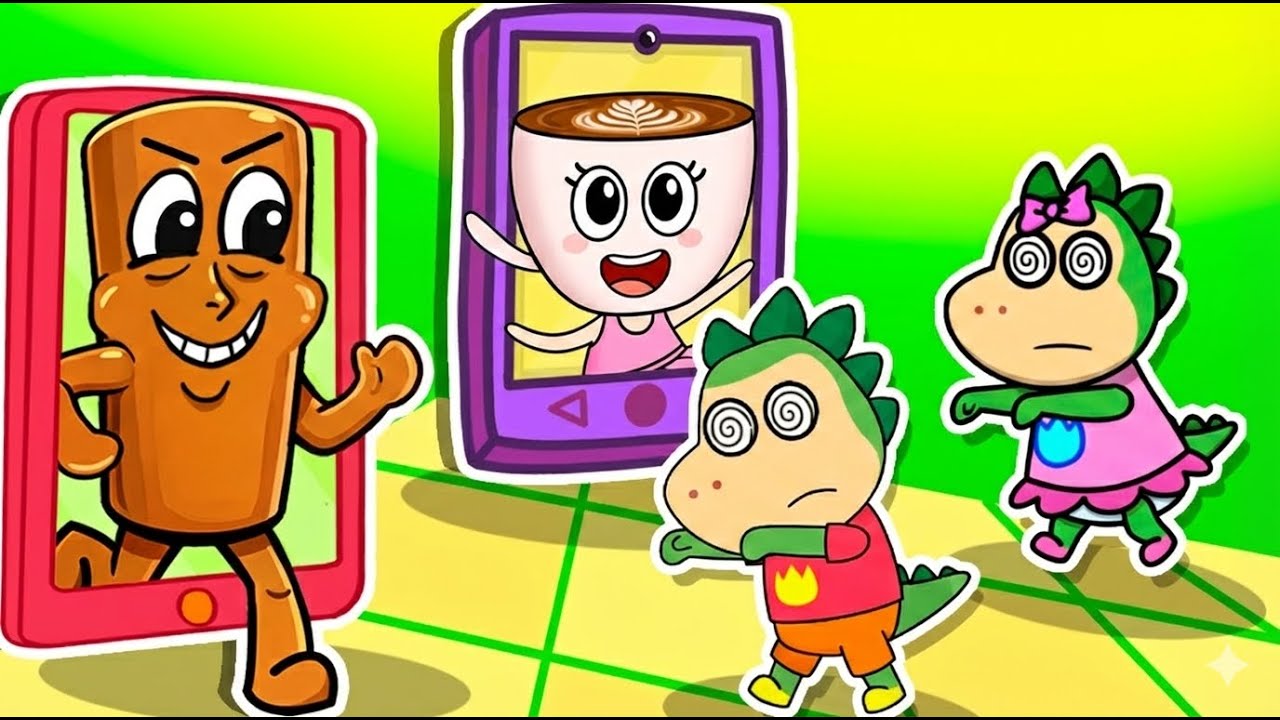 📱 Spike’s Phone World Adventure! 😂 Fun Play Challenge ✨ Fire Spike Kids Stories