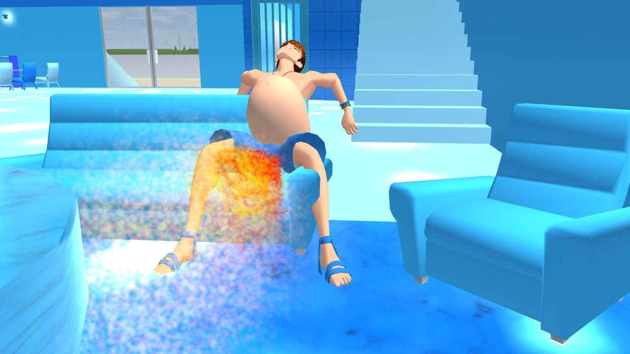 Taiga Hamil E'ek Mencret Melahirkan Bayi DiRumah Serba Warna Biru#sakuraschoolsimulatordrama